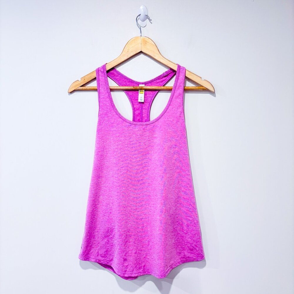 LOLË – Mauve Racerback Active Tank Top | Quick-Dry Stretch Fabric | Small *‎